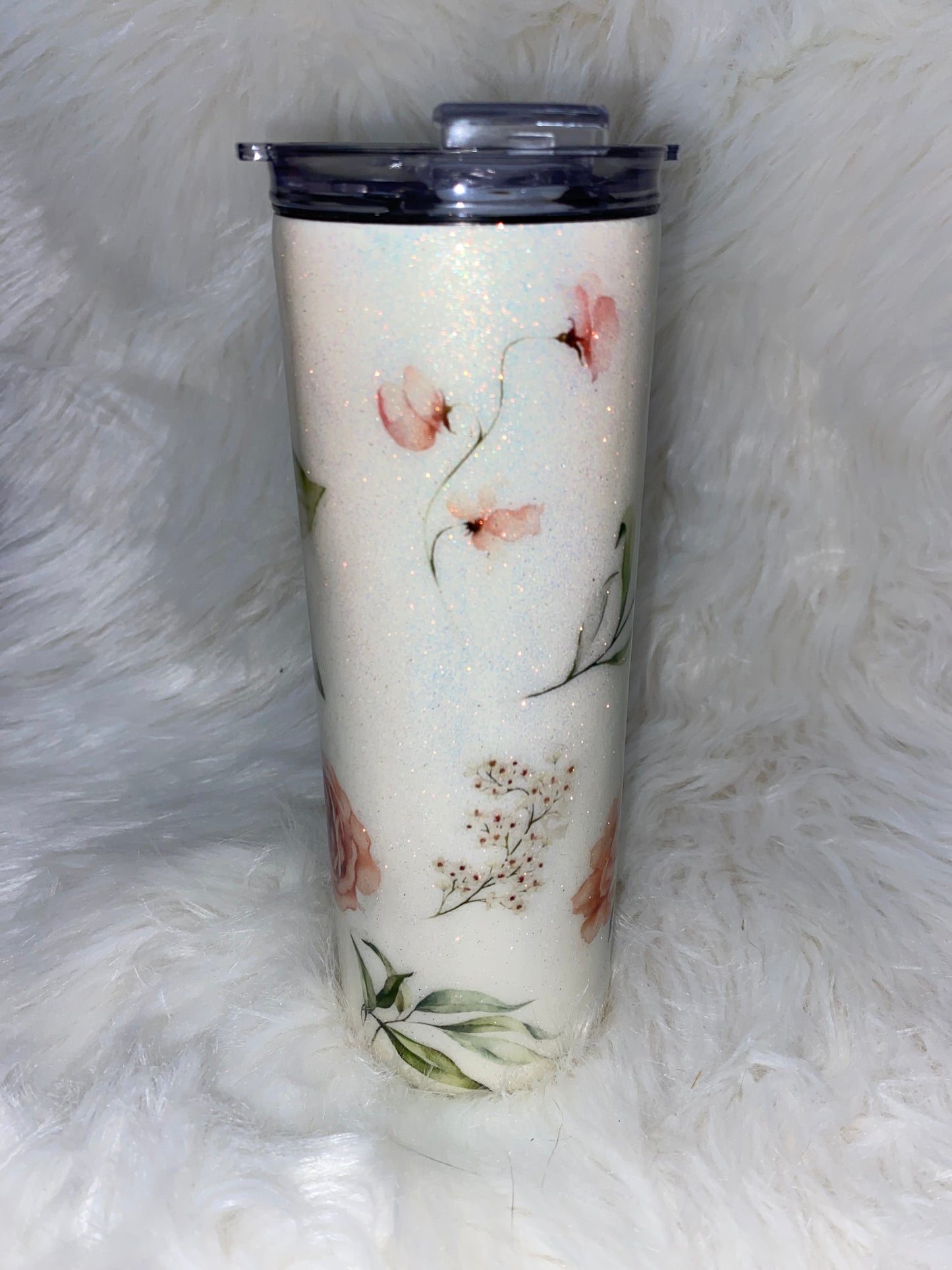 Floral Bee tumbler